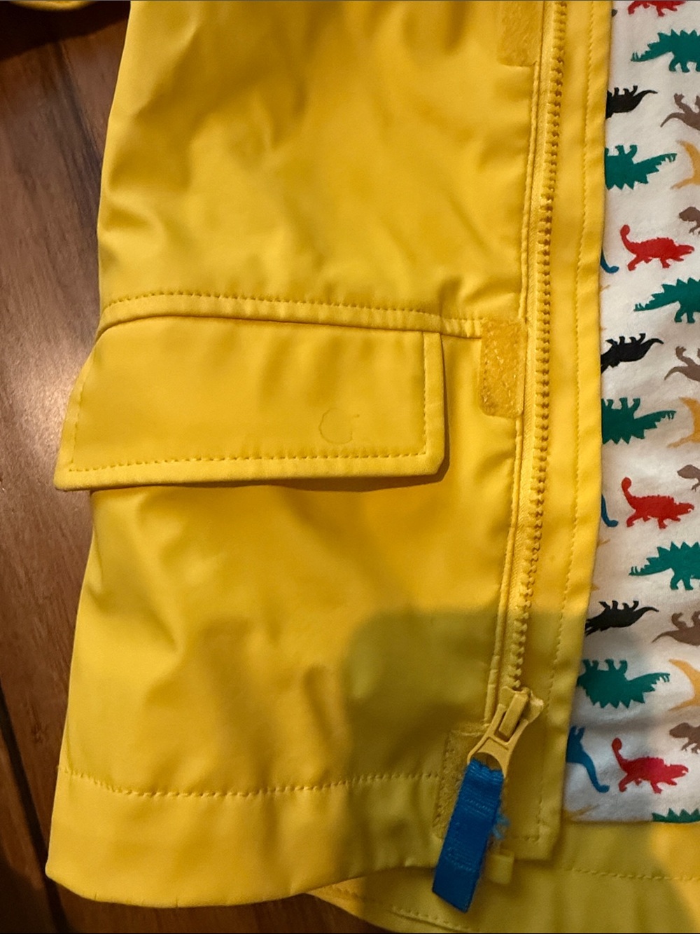 Cat & Jack Yellow Kids' Hooded Rain Jacket - Picture 4 of 5